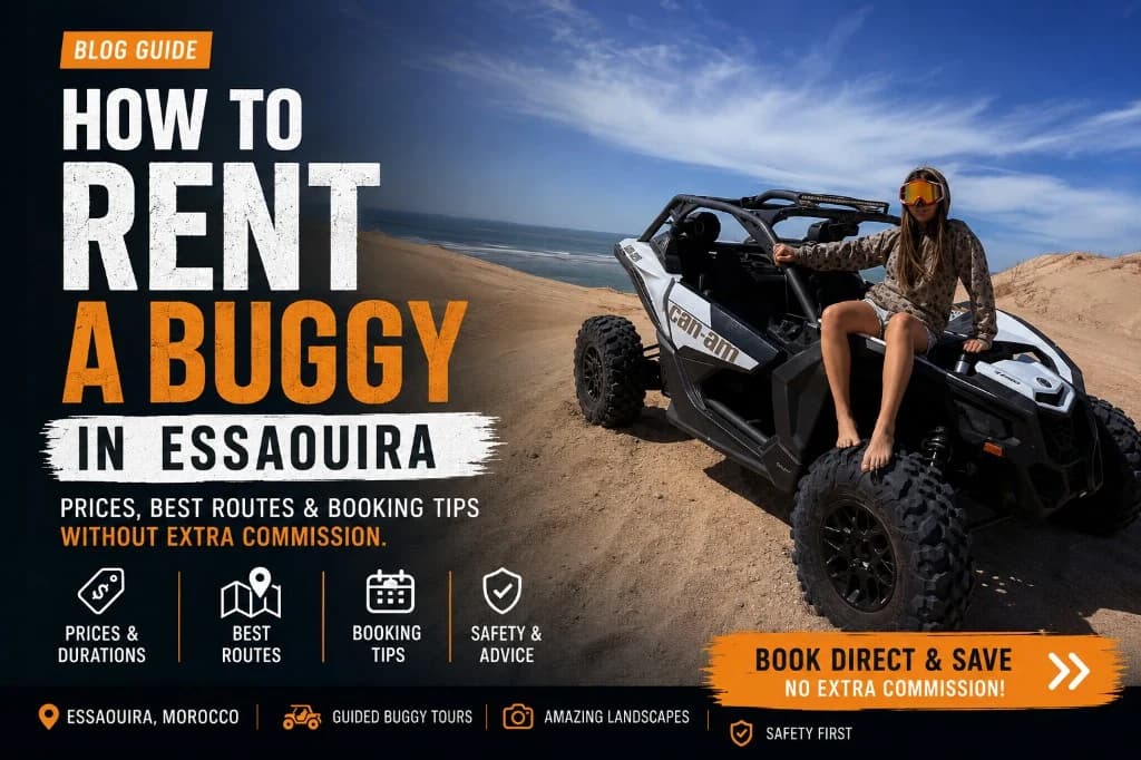 How to Rent a Buggy in Essaouira — Prices, Routes & Tips without extra commission.